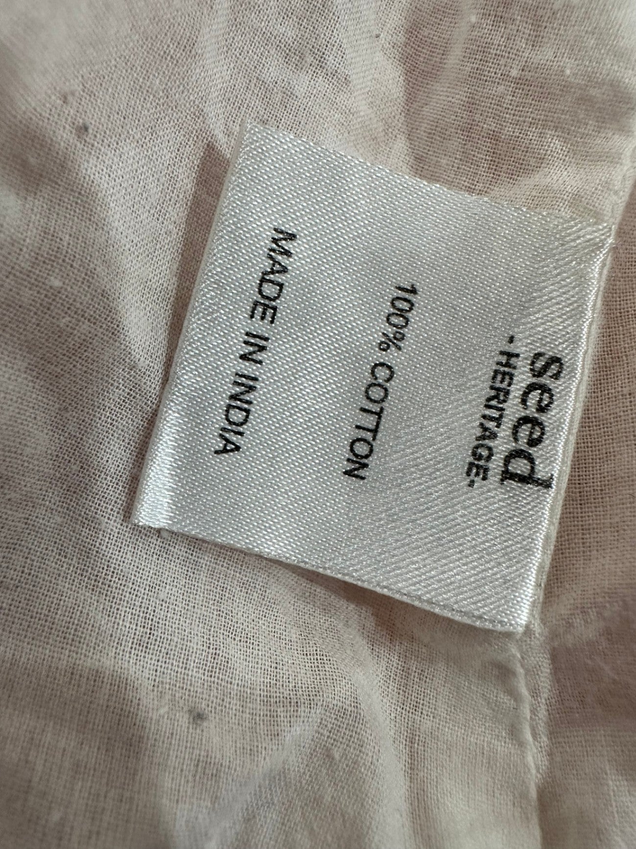 Seed - Mini Skirt - Size 6 Pink [Note some pulls evident]