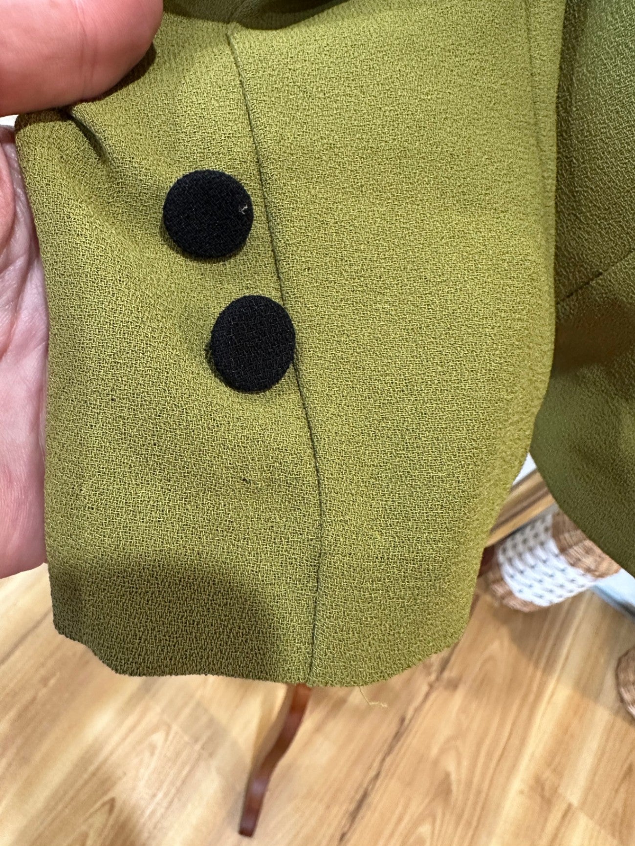 Vintage 90's / Y2K - Stax Blazer - Size 12 - Olive green