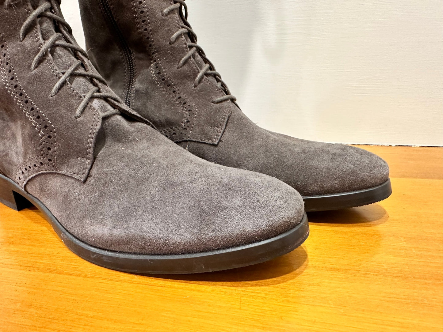 Vero Cuoio - Made in Italy - Knee High Boots - Size 39 - Brown Suede