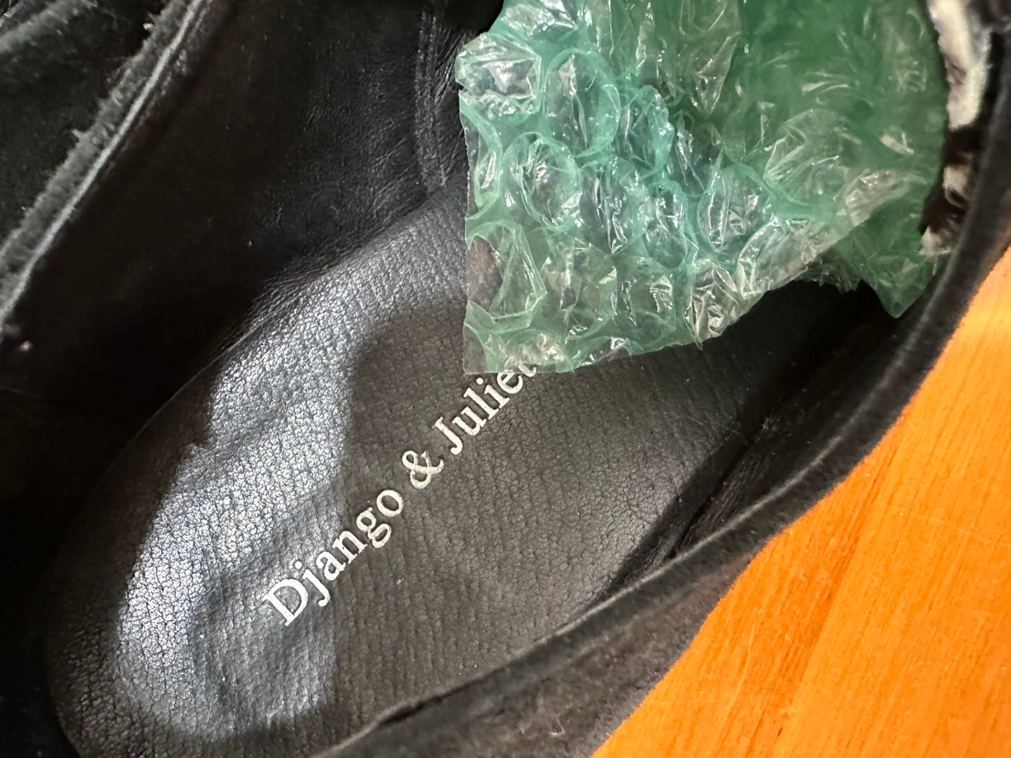 Django & Juliet - Pointed-Toe Shoes - Size EU 40 - Black and white w Horse Hair