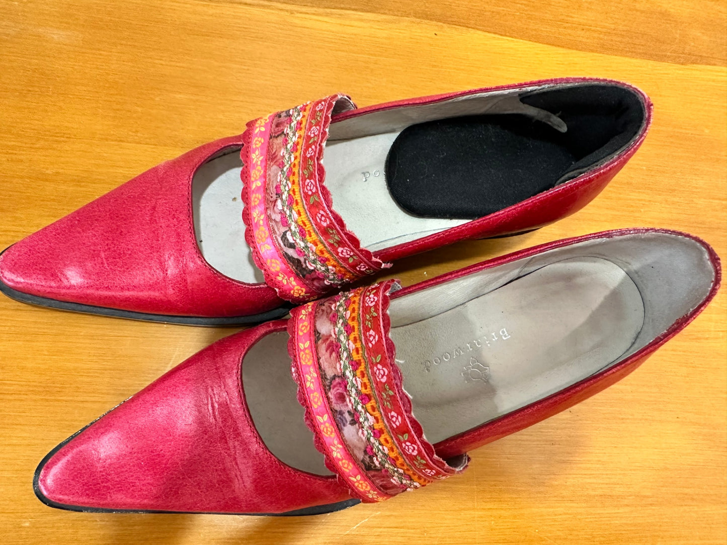 Briarwood - Leather Pointed-toe Bohemian Shoes - Size EU 37