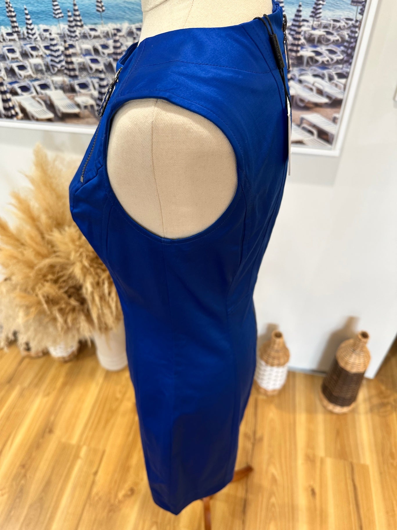 [NEW] Calvin Klein - Shift Dress - Extra Small - Blue