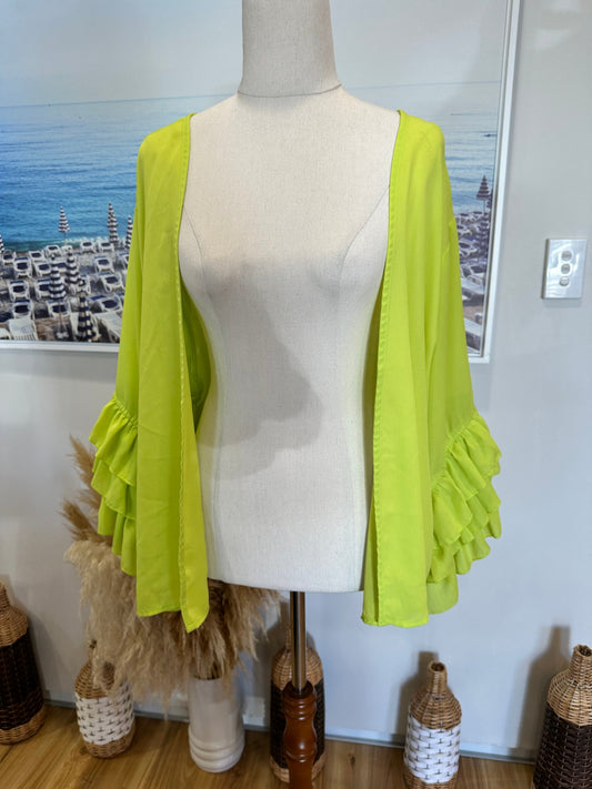 Eb & Ive - Kaftan - Medium / Large - Lime
