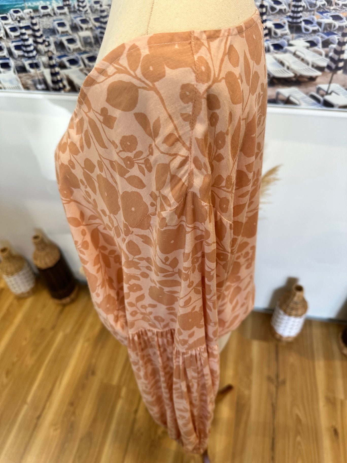 Billabong - Bohemian Blouse - Size 12 - Peach