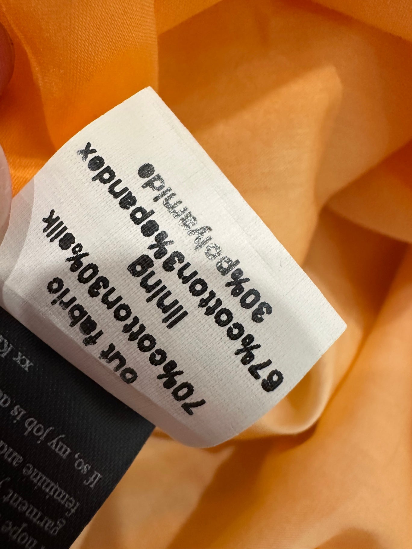 Augustine - Kaftan - Large - Silk Blend - Cream and peach