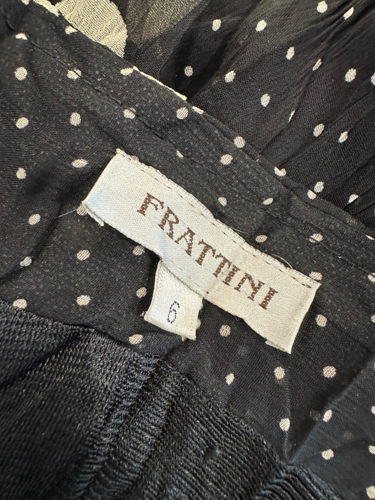 Frattini Skirt - Medium - Black and white