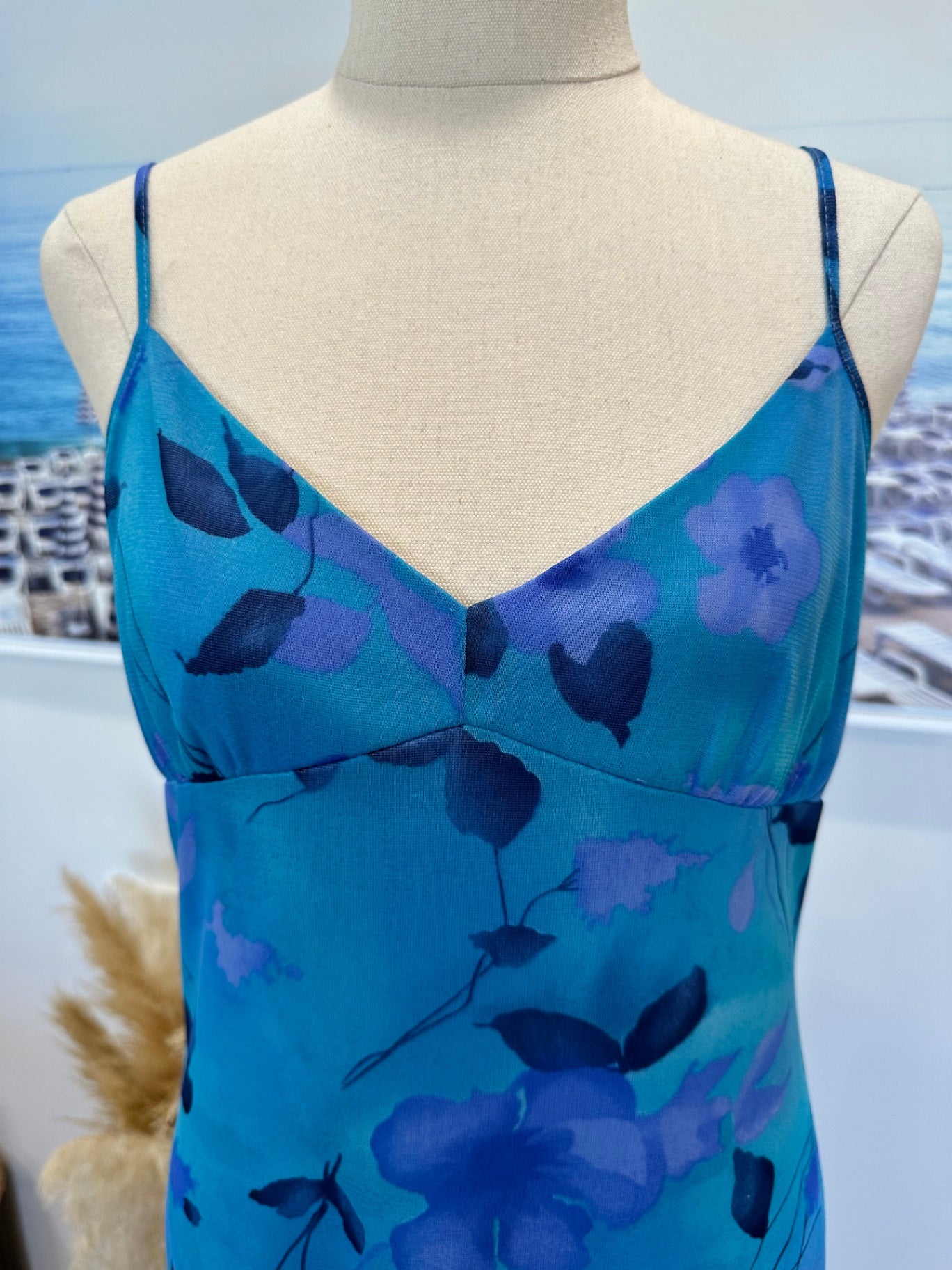 Bombshell Designs - Maxi Dress - Medium - Blue