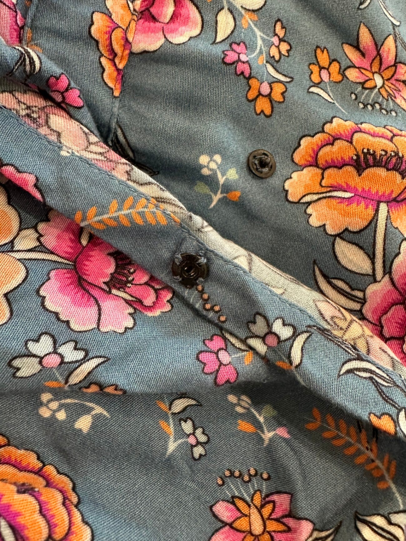 Arnhem - Bohemian Wrap Dress - Size 6 - Blue with Florals