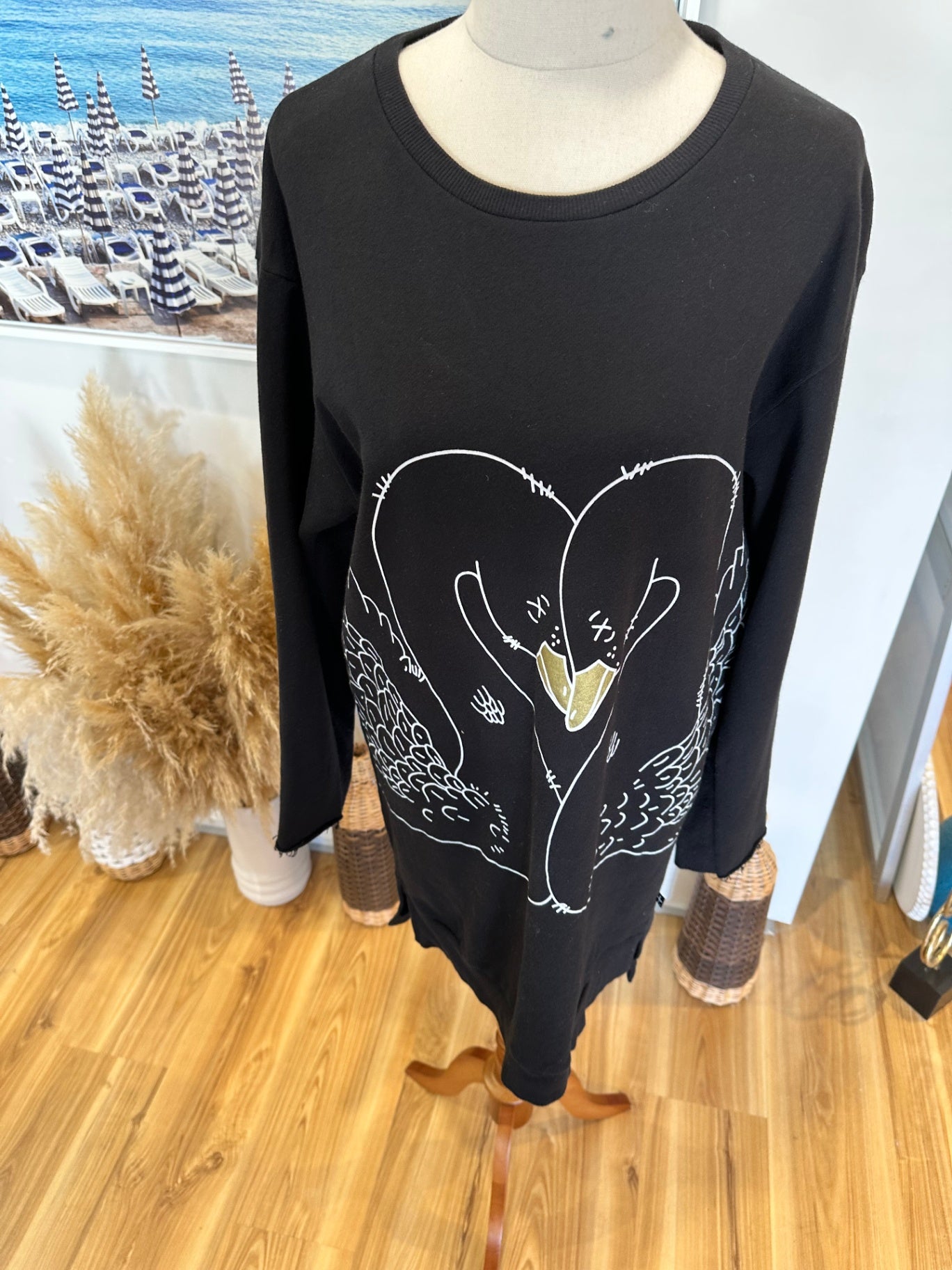 Federation - Swan Jumper - Extra Small - Black