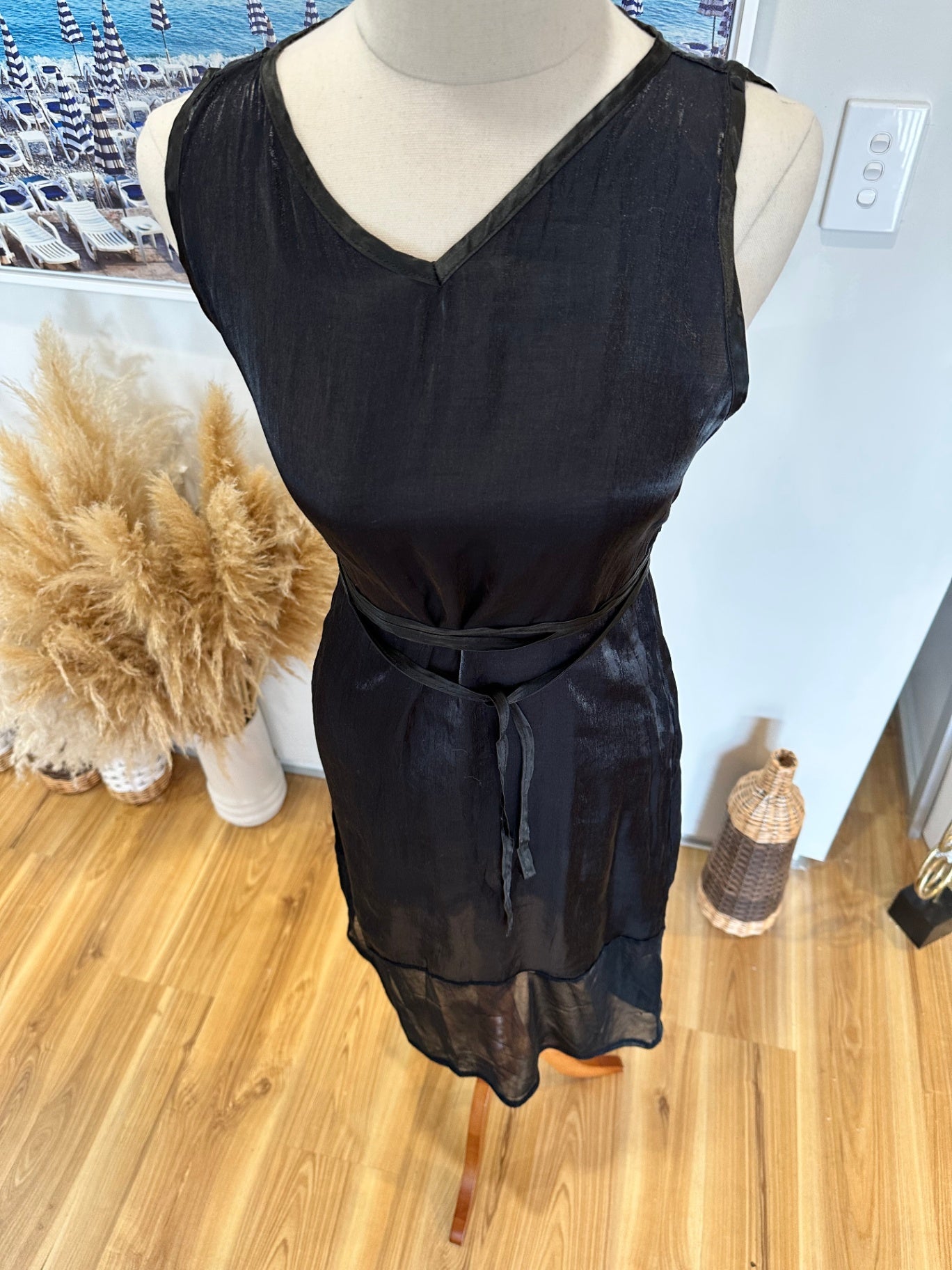 Plush - Made in New Zealand - Dress - Size 10 - Black