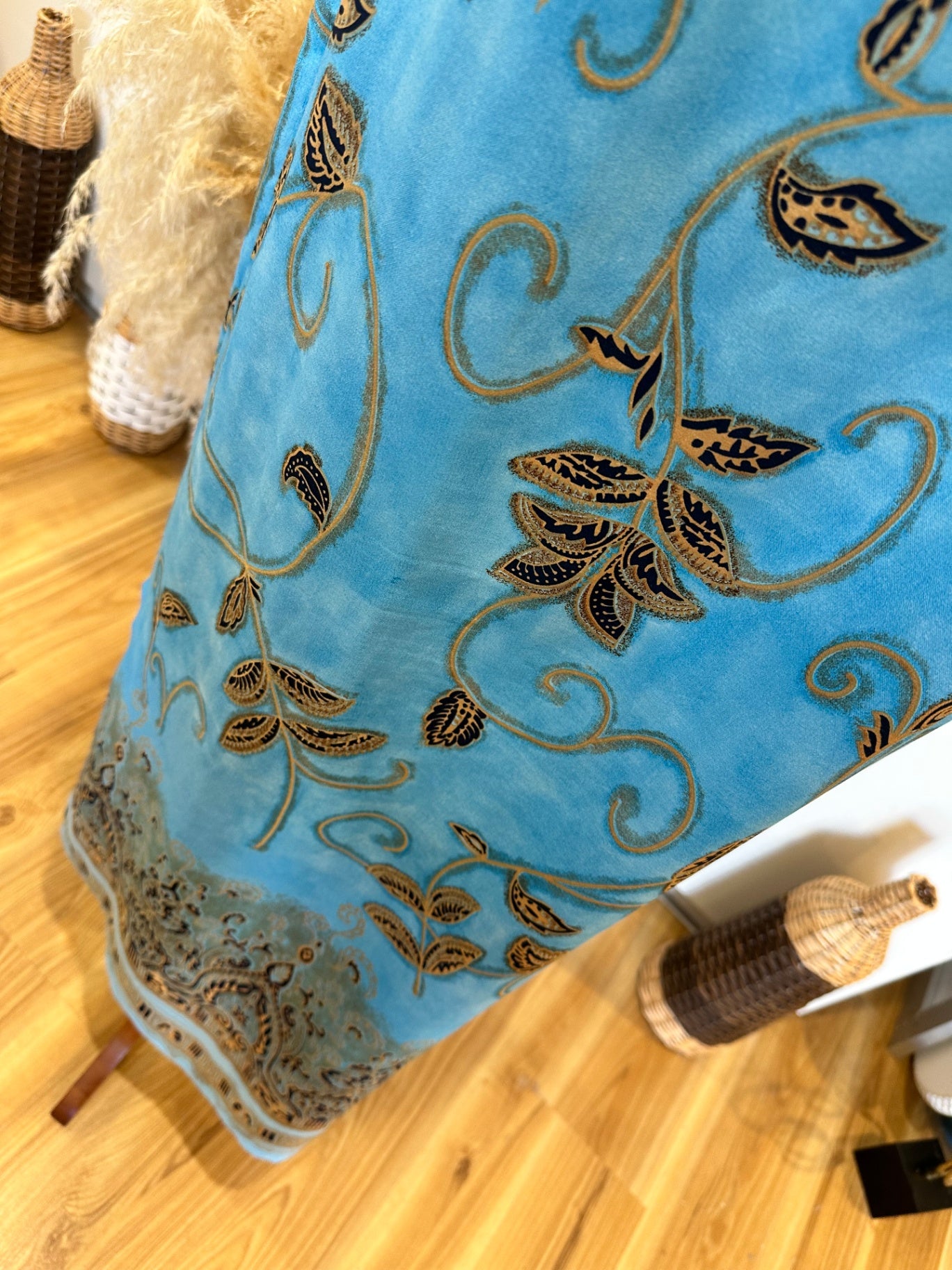 Concept Collections - Dress - Size 12 - Blue w Taupe