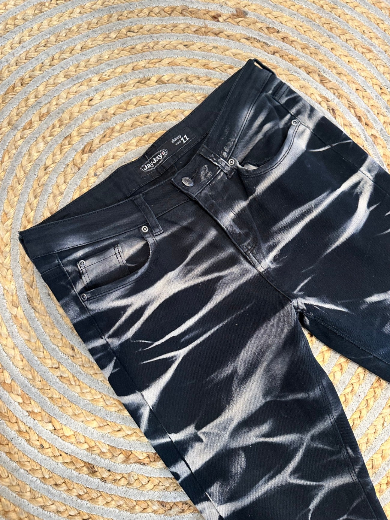 Jay Jays - Jeans - Size 11 - Black with white pattern