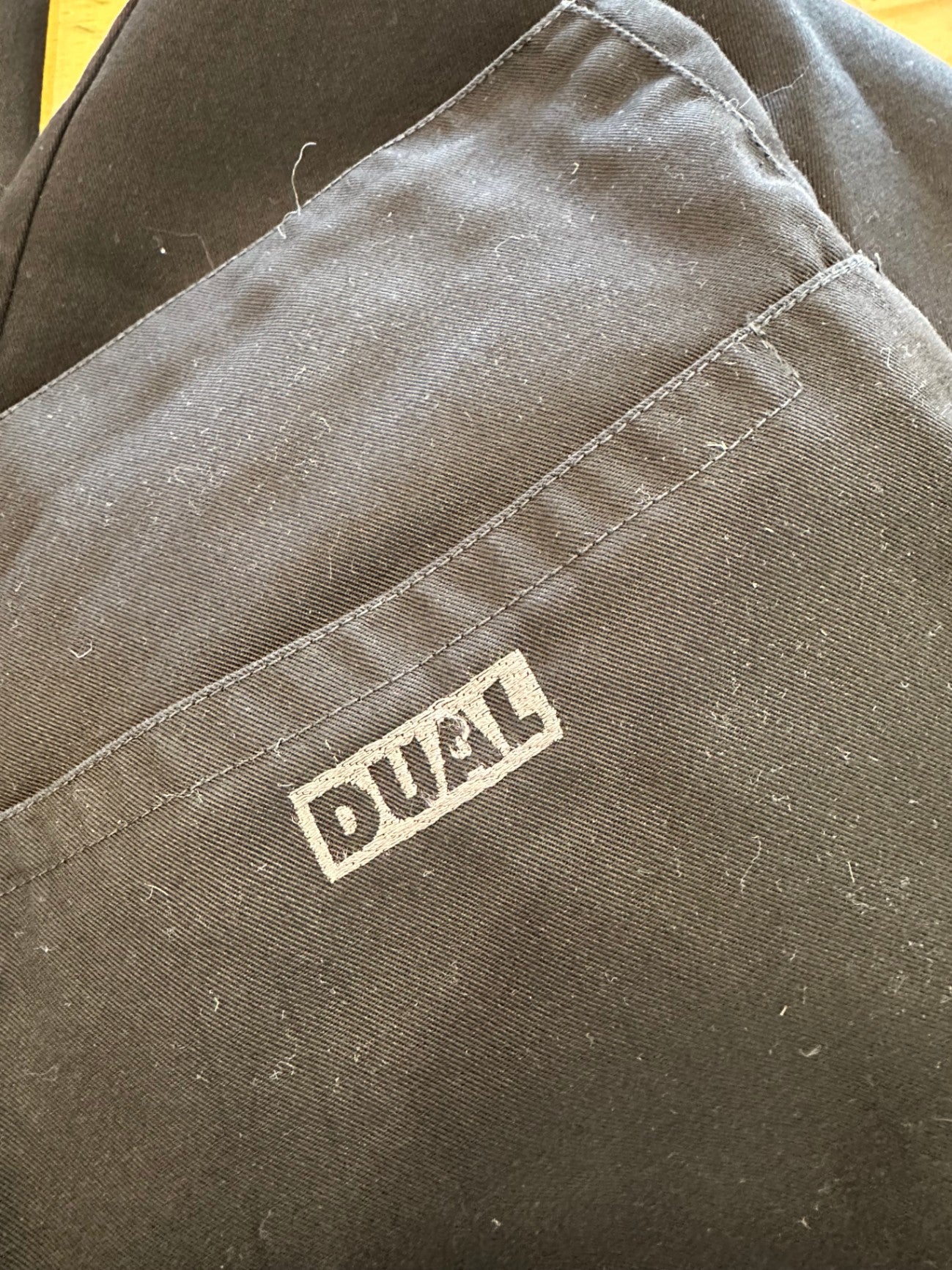 Dual - Y2K Wideleg Pants - Size 12 - Black