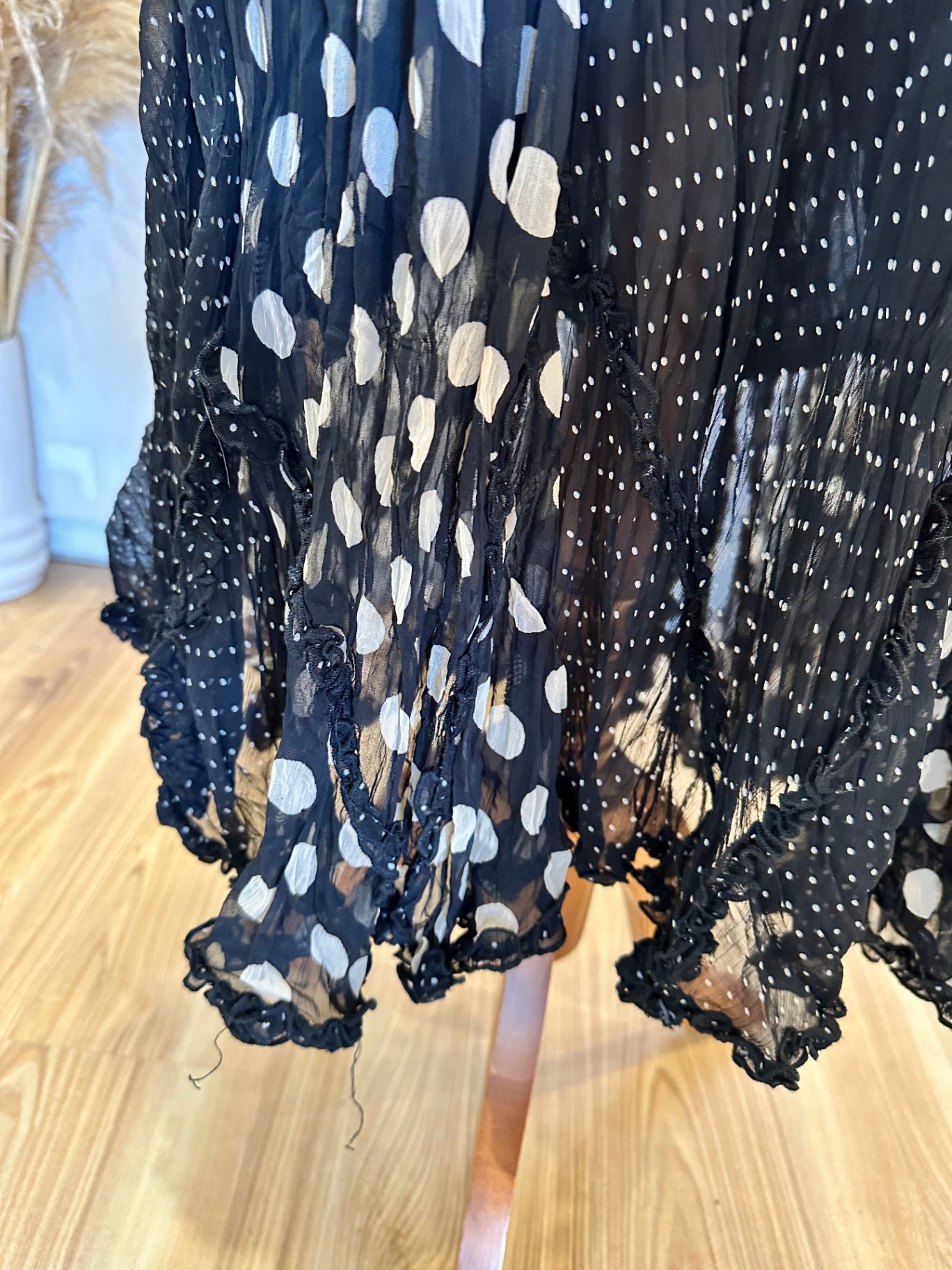 Frattini Skirt - Medium - Black and white