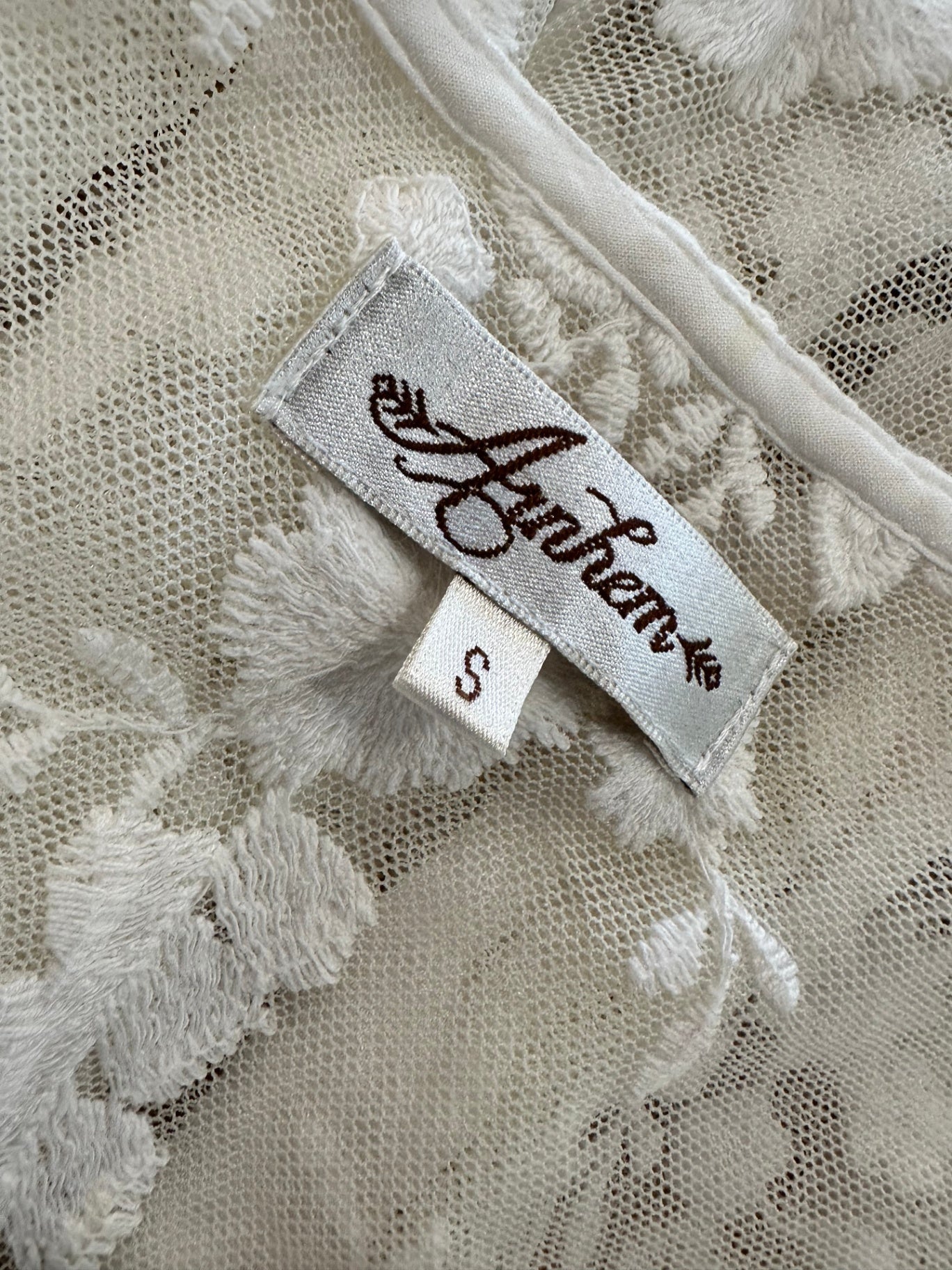 Arnhem - Lace Cardigan - Small - Cream/White