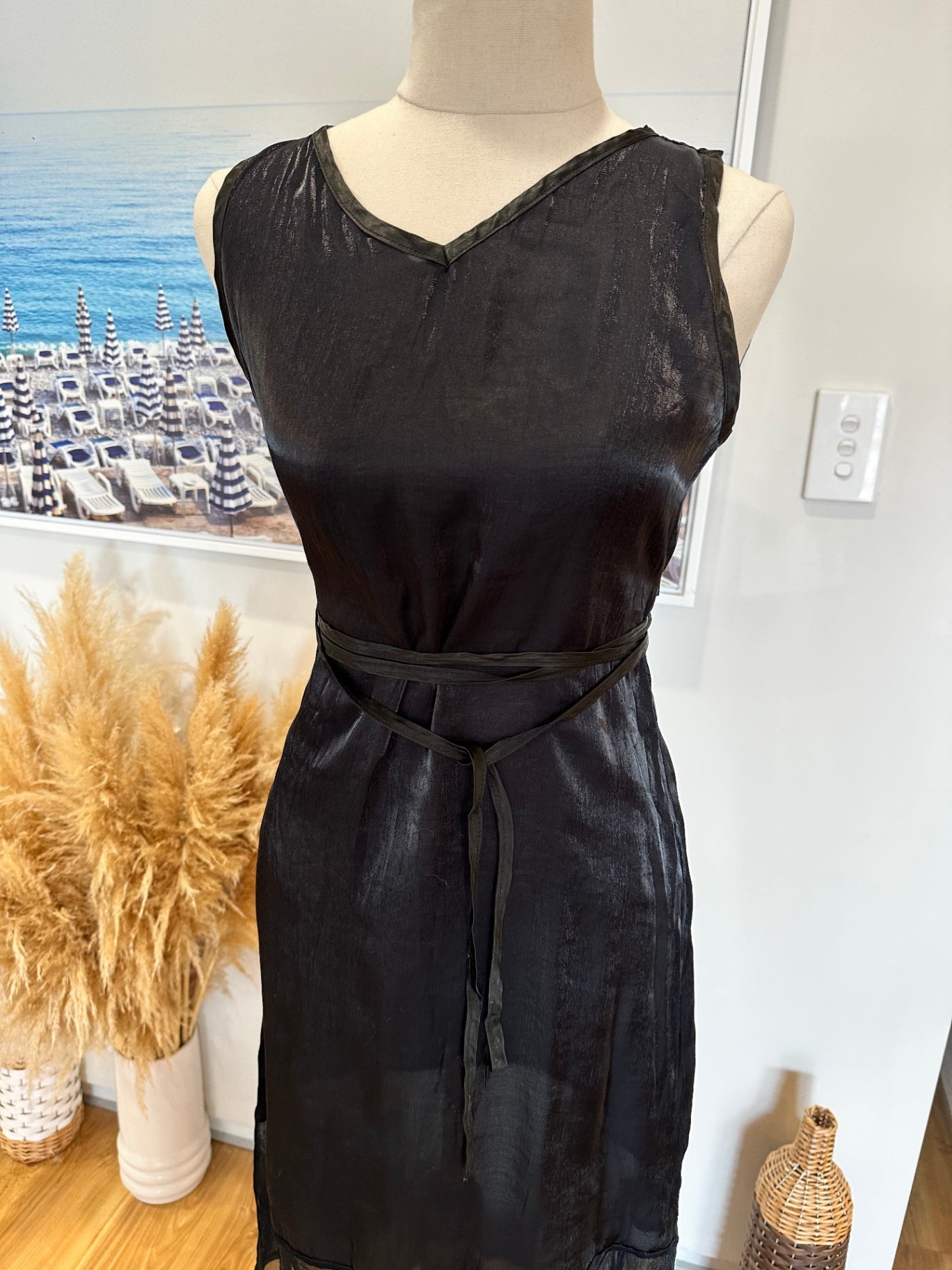 Plush - Made in New Zealand - Dress - Size 10 - Black