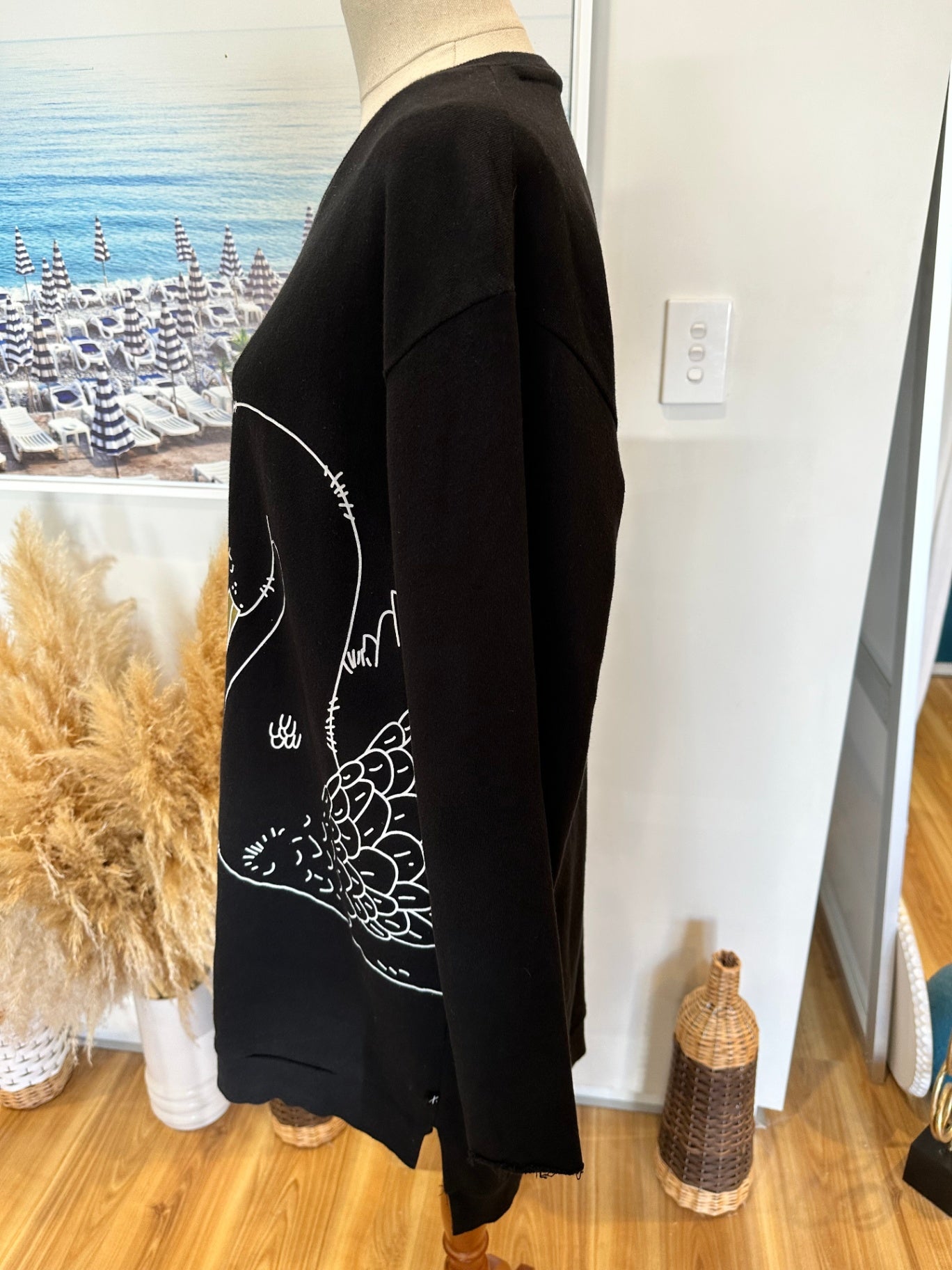 Federation - Swan Jumper - Extra Small - Black