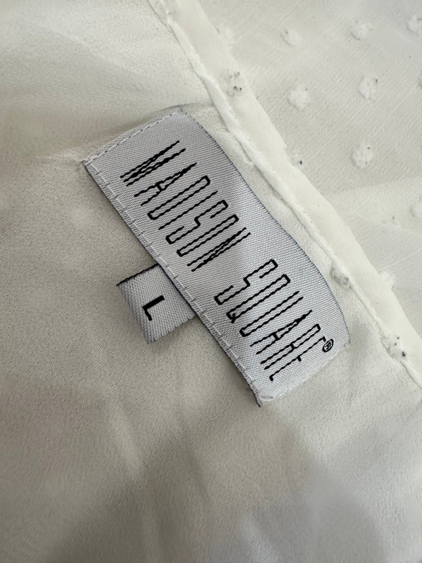 Madison Square - Bohemian Blouse - Large - White