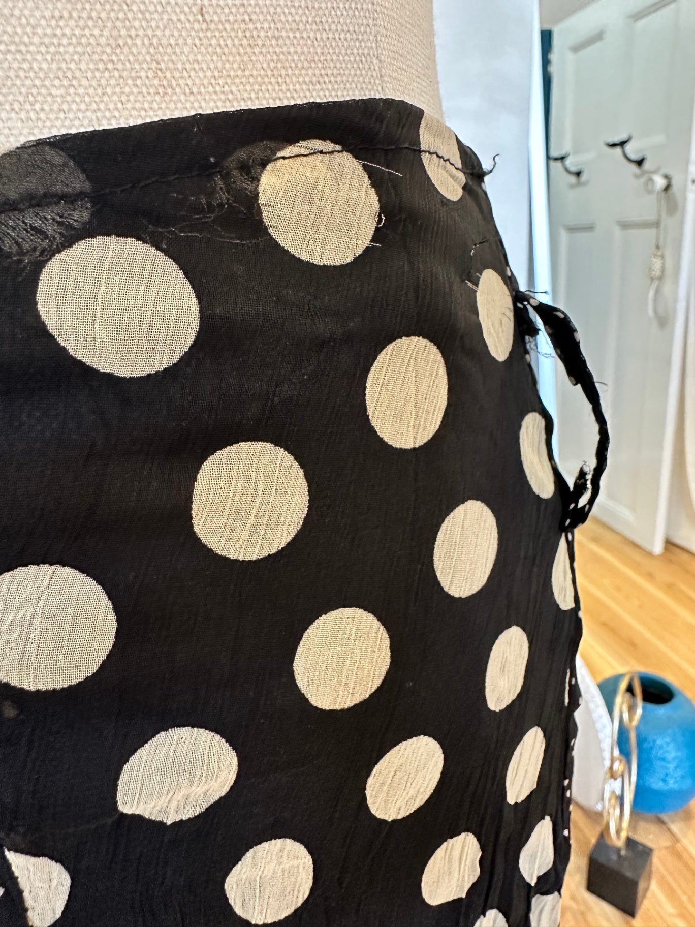 Frattini Skirt - Medium - Black and white