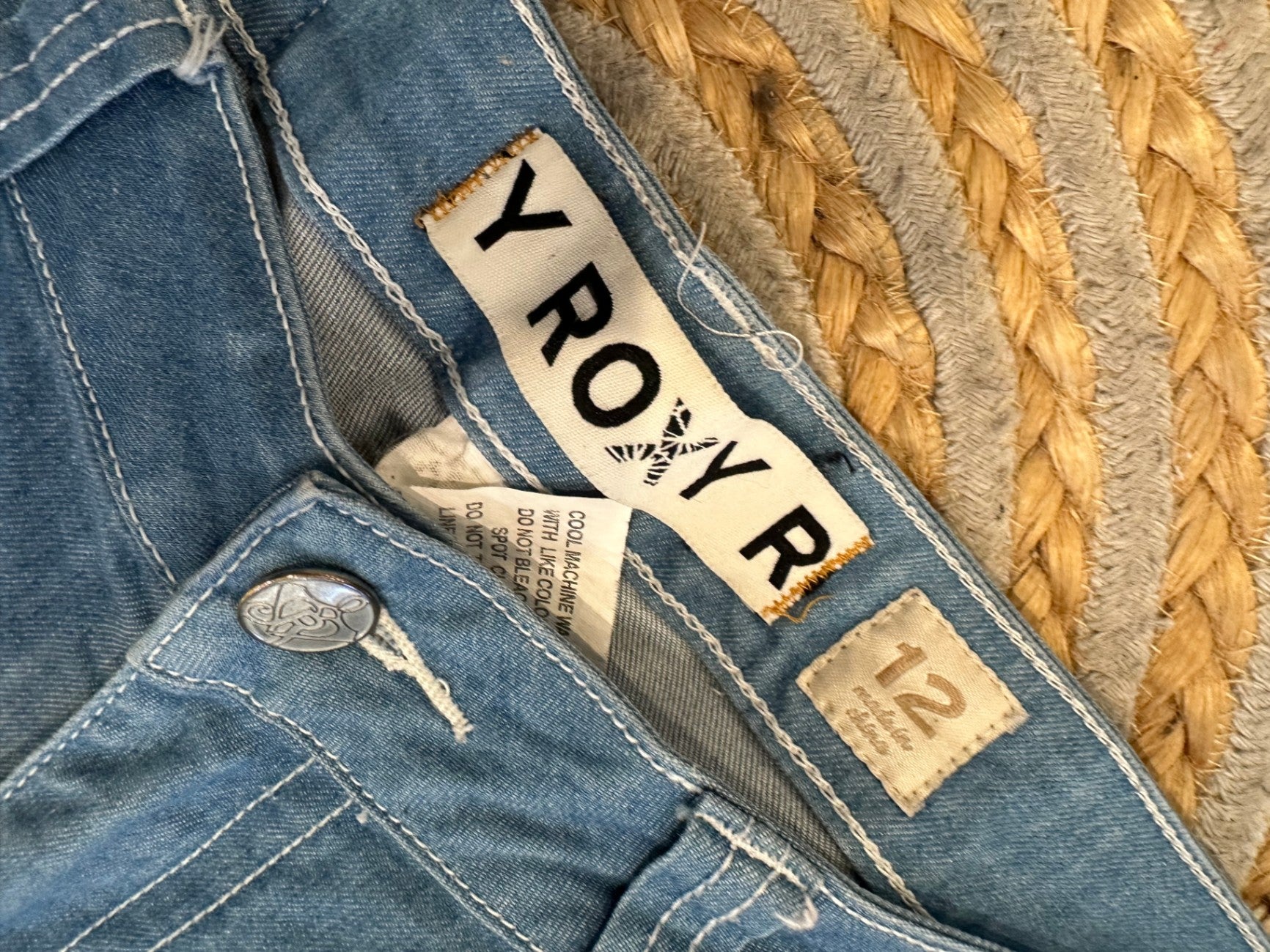 Roxy Jeans - Size 12 - Pale Blue