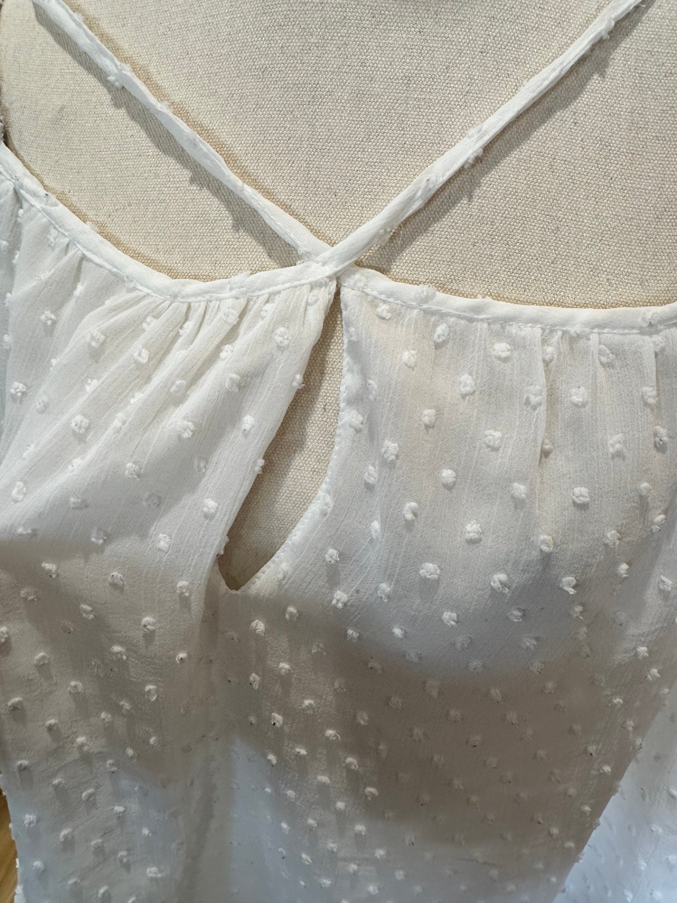 Madison Square - Bohemian Blouse - Large - White