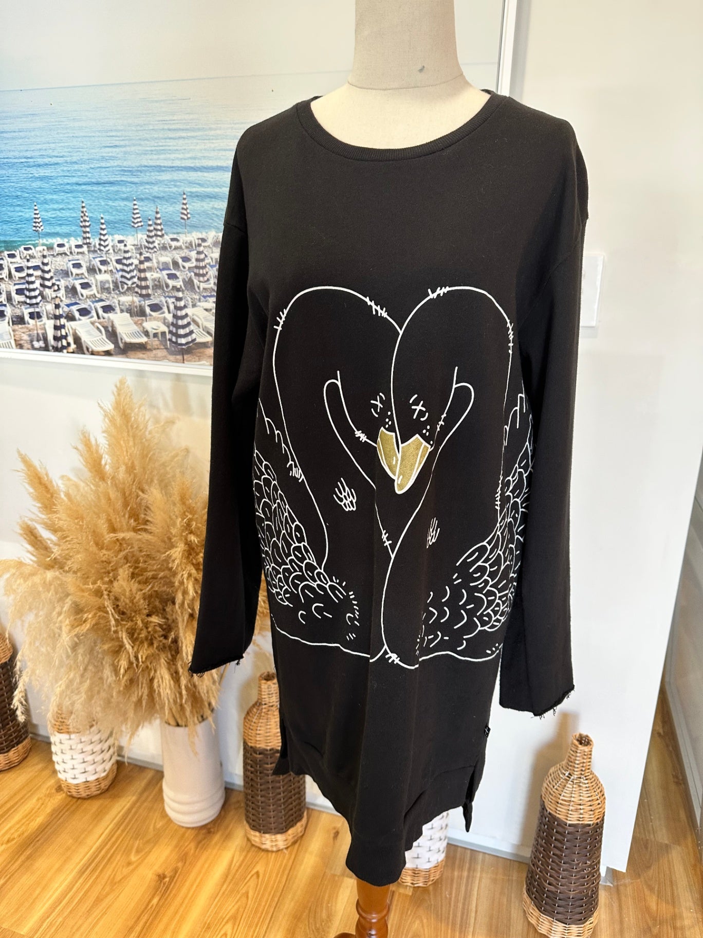 Federation - Swan Jumper - Extra Small - Black