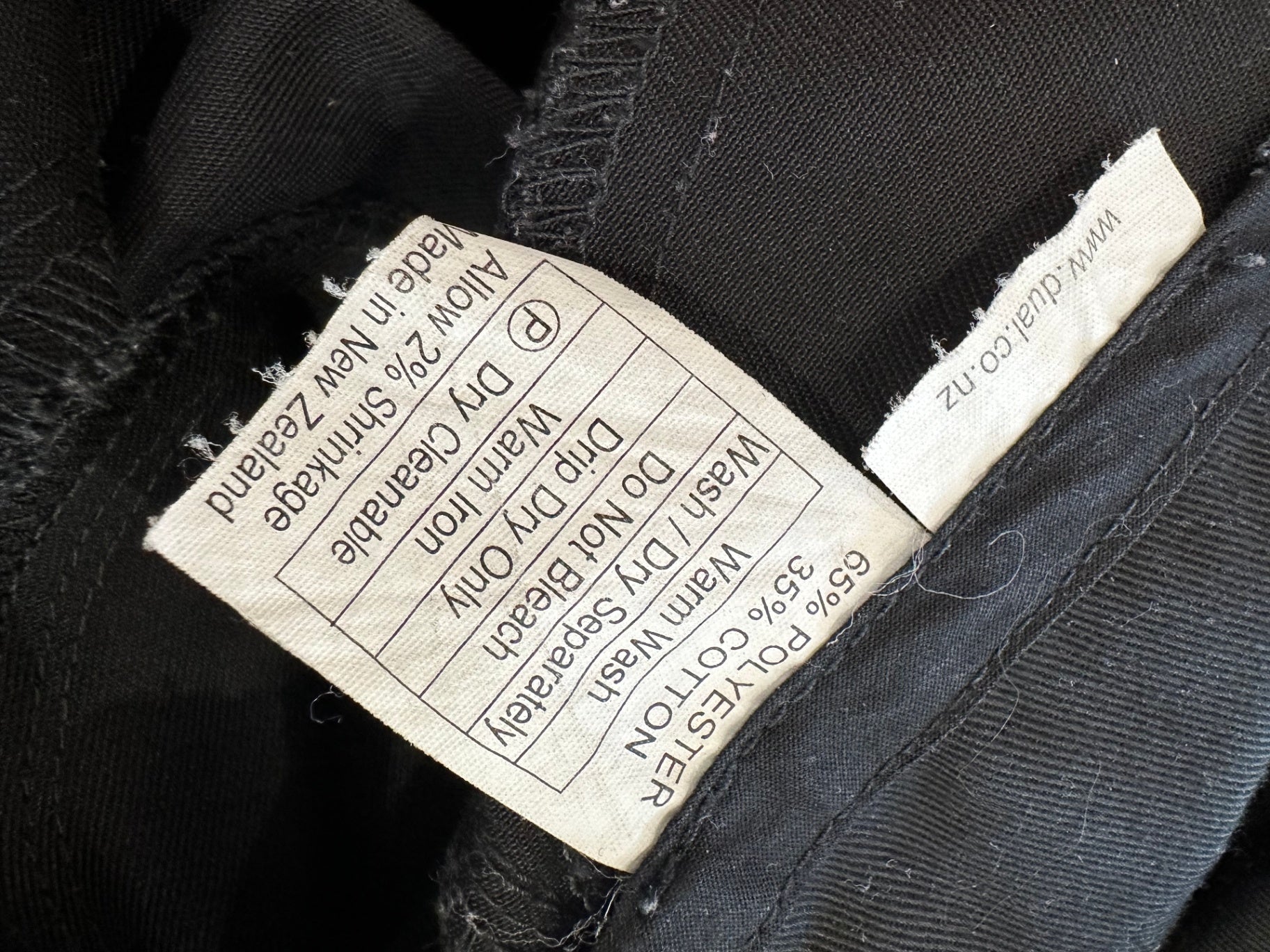 Dual - Y2K Wideleg Pants - Size 12 - Black