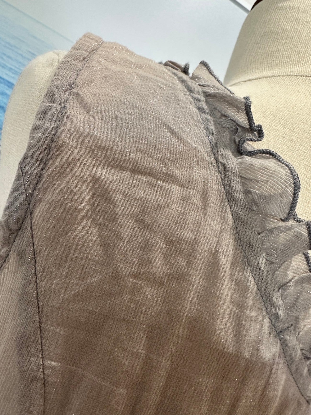 Boo Radley - Vest - Size Small - Grey / Silver