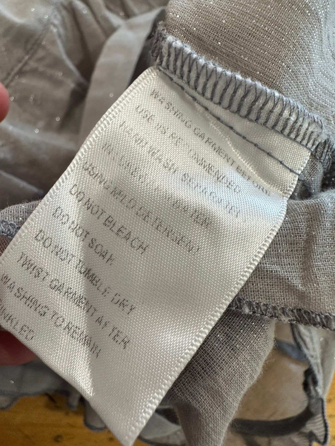 Boo Radley - Vest - Size Small - Grey / Silver