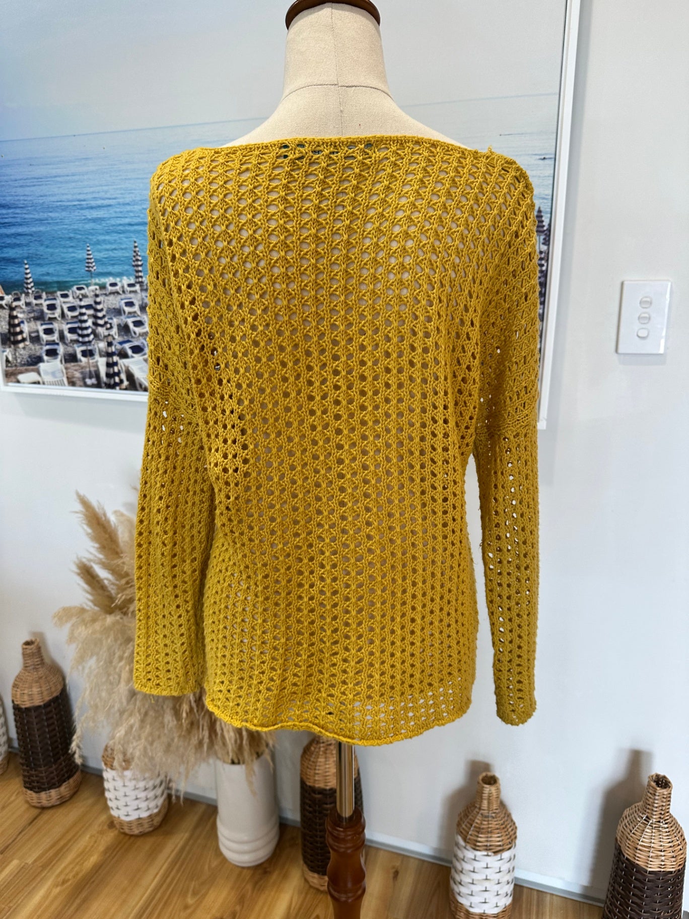 Lemon Tree - Knitted Jumper - Small - Yellow