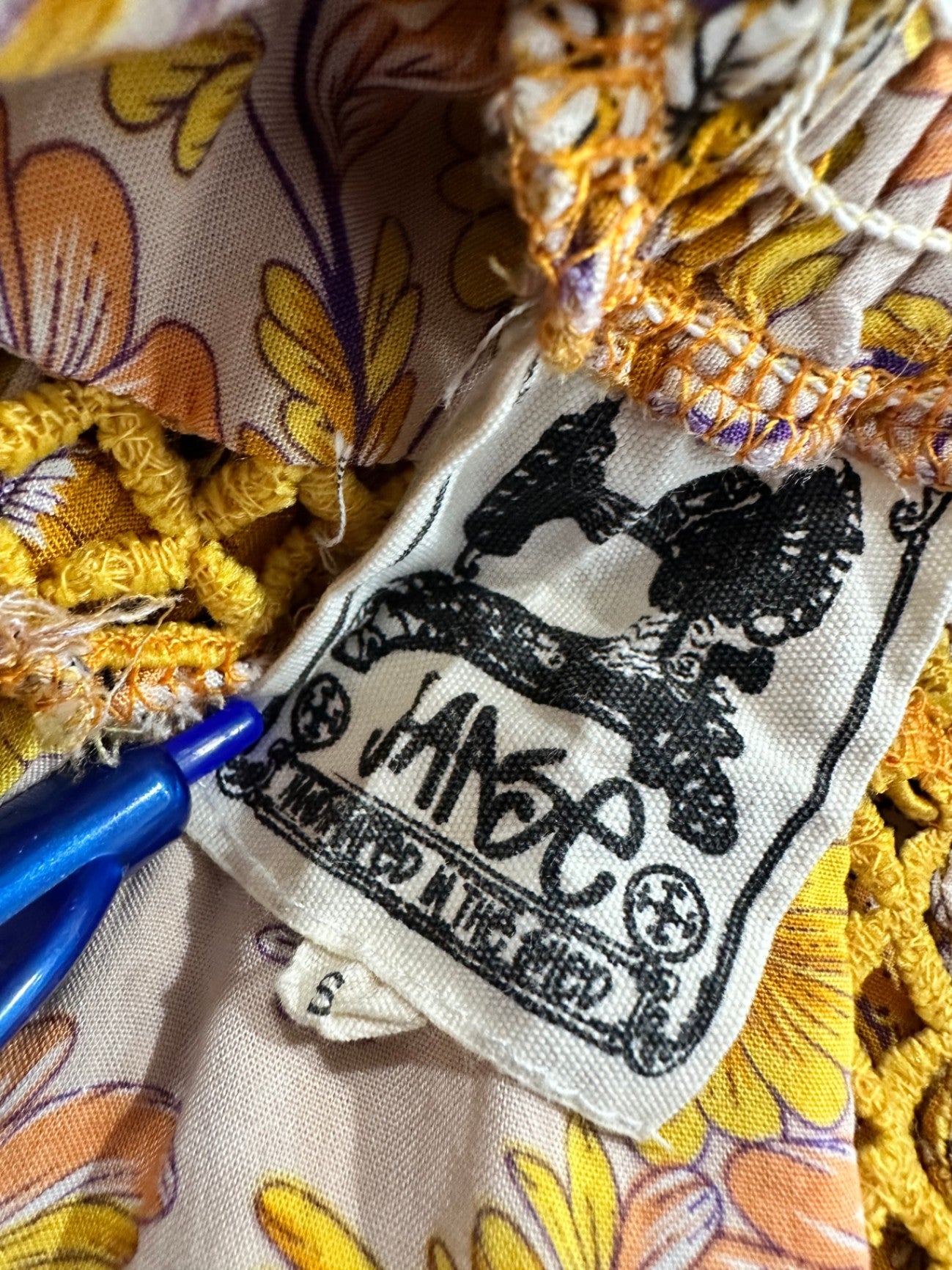 Jaase - Maxi Dress - Small - Yellow and pink