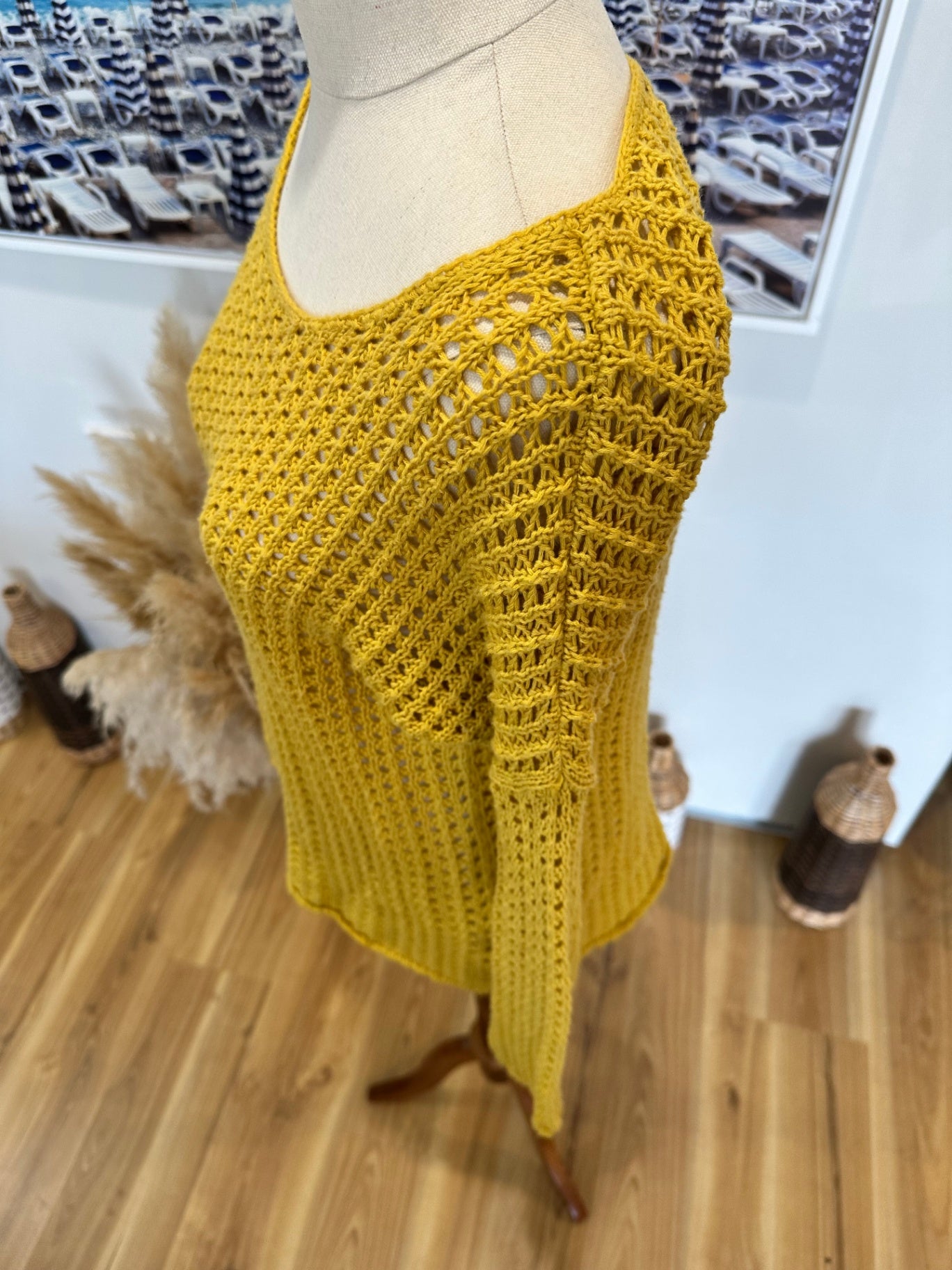 Lemon Tree - Knitted Jumper - Small - Yellow