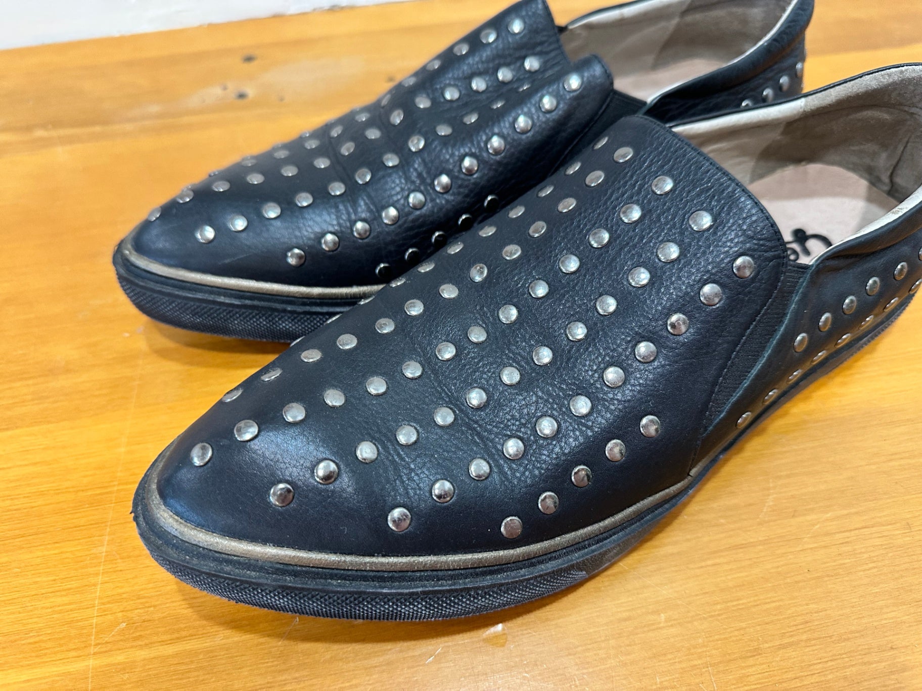 Gelato - Studded Leather Shoes - Size EU43 - Black