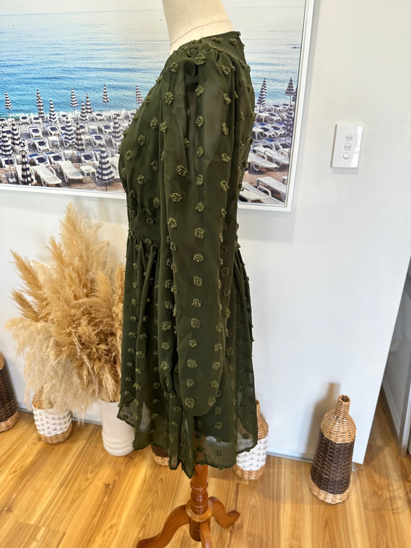 Little Mountain - Vancouver - Dress - Small - Olive Green