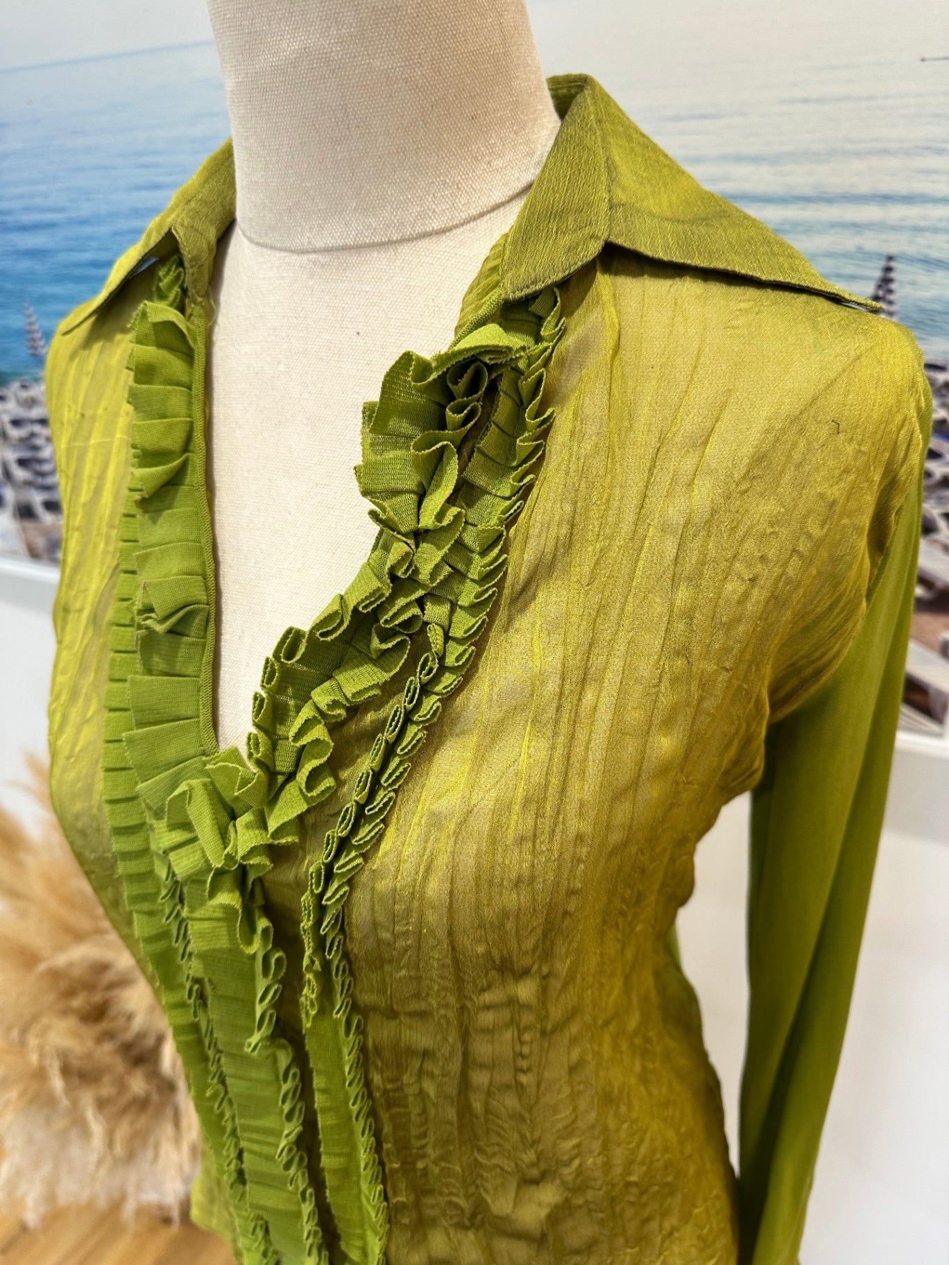 Jas D'Orange - Green Blouse - Size 10