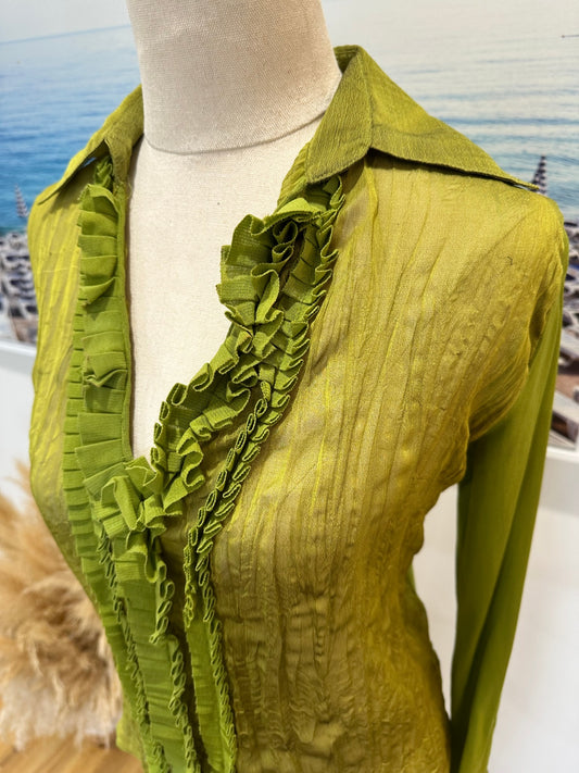 Jas D'Orange - Green Blouse - Size 10