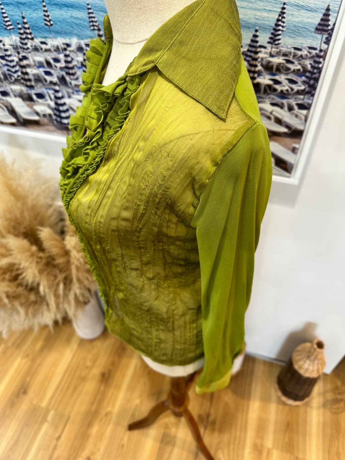 Jas D'Orange - Green Blouse - Size 10