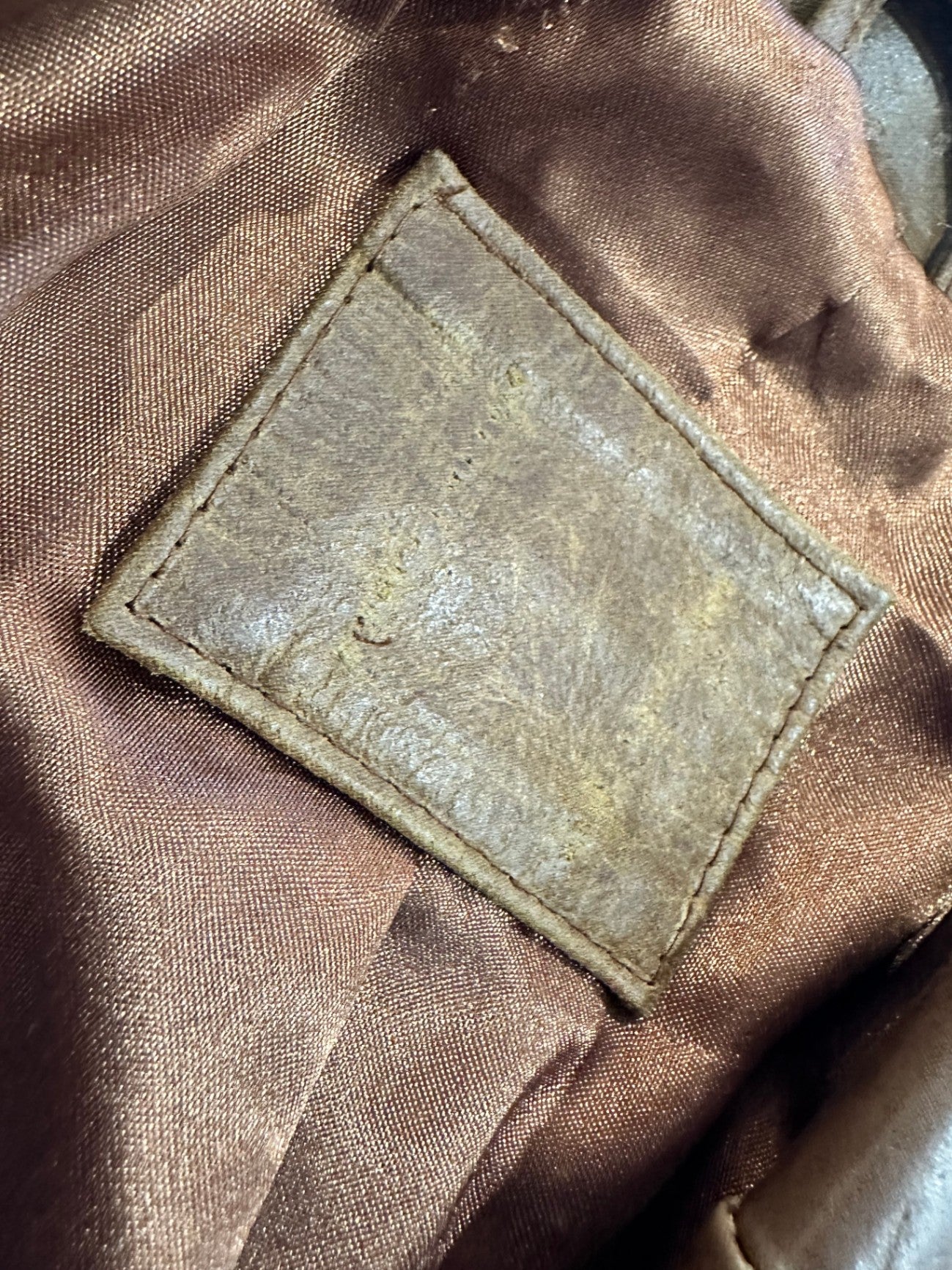 Leather Jacket - Size 10 - Tan Brown