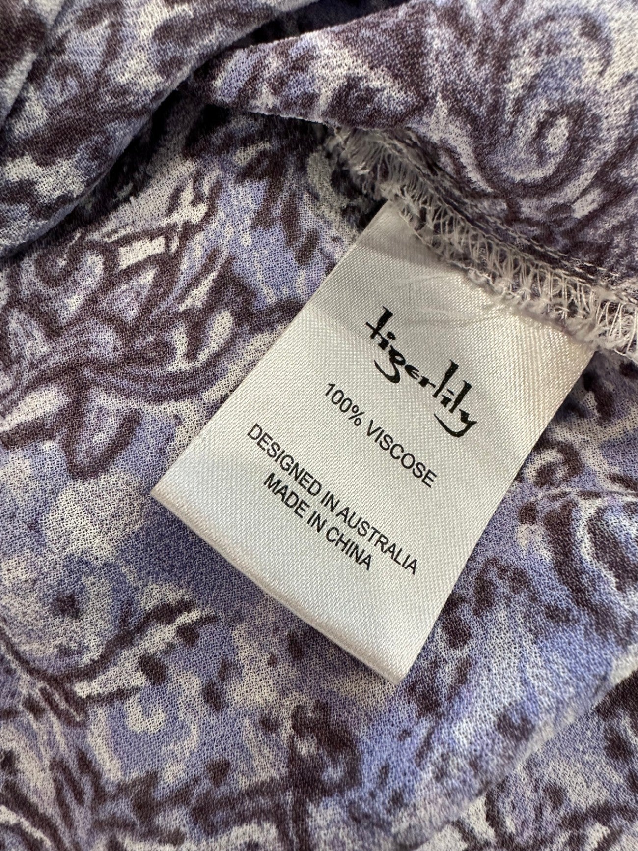 Tigerlily Maxi Dress - Size 10 - Lavender and dark purple