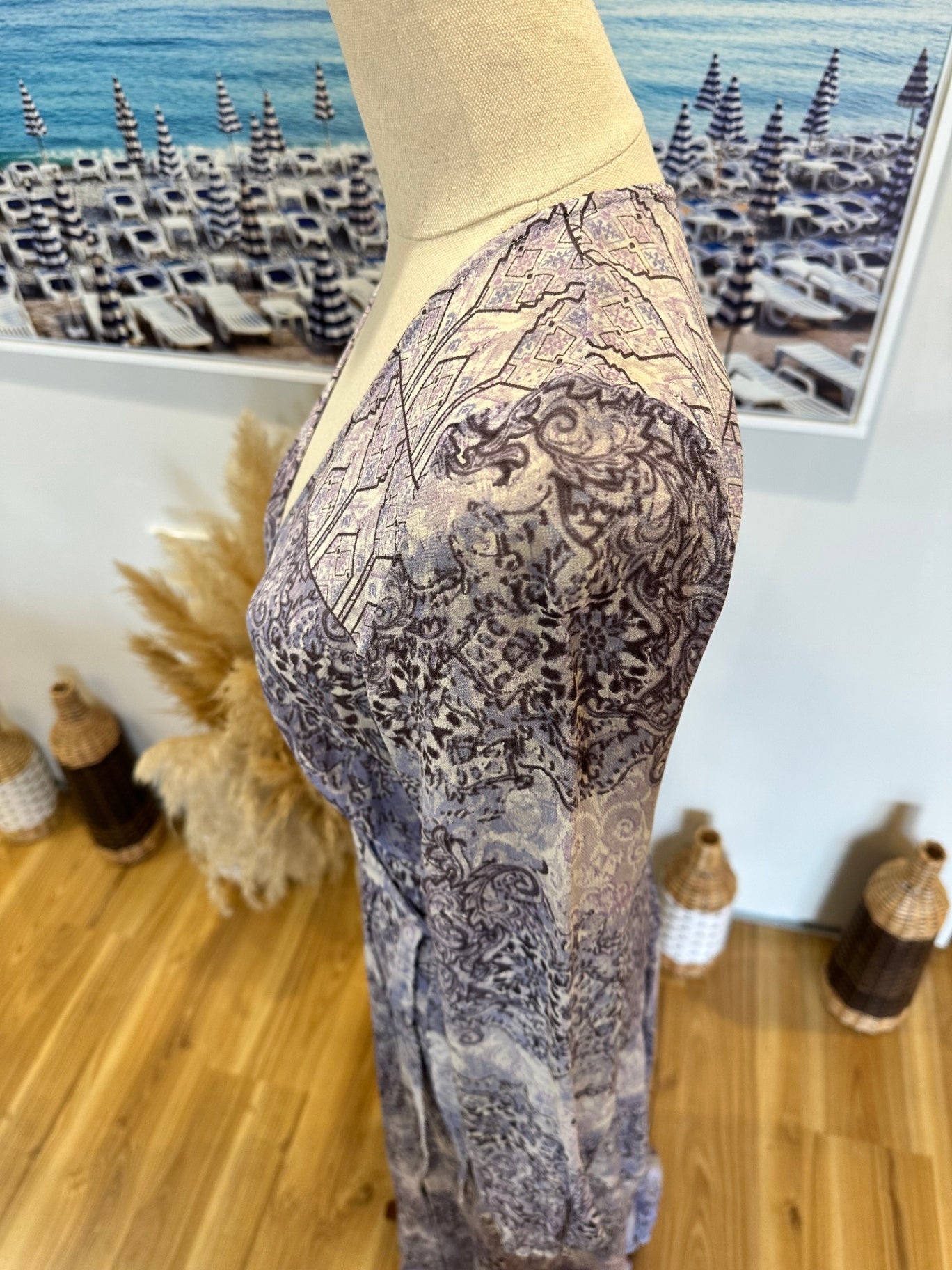 Tigerlily Maxi Dress - Size 10 - Lavender and dark purple