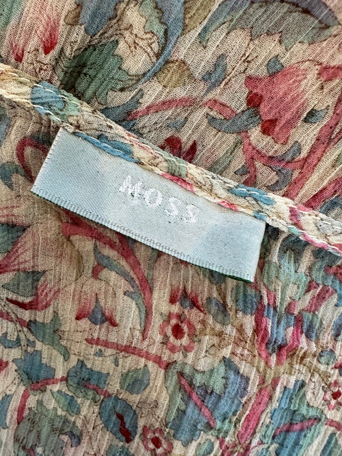 Moss - 100% Silk Blouse - Small / Medium