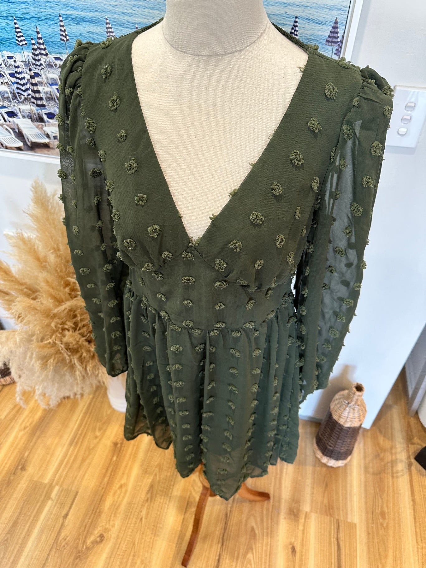 Little Mountain - Vancouver - Dress - Small - Olive Green