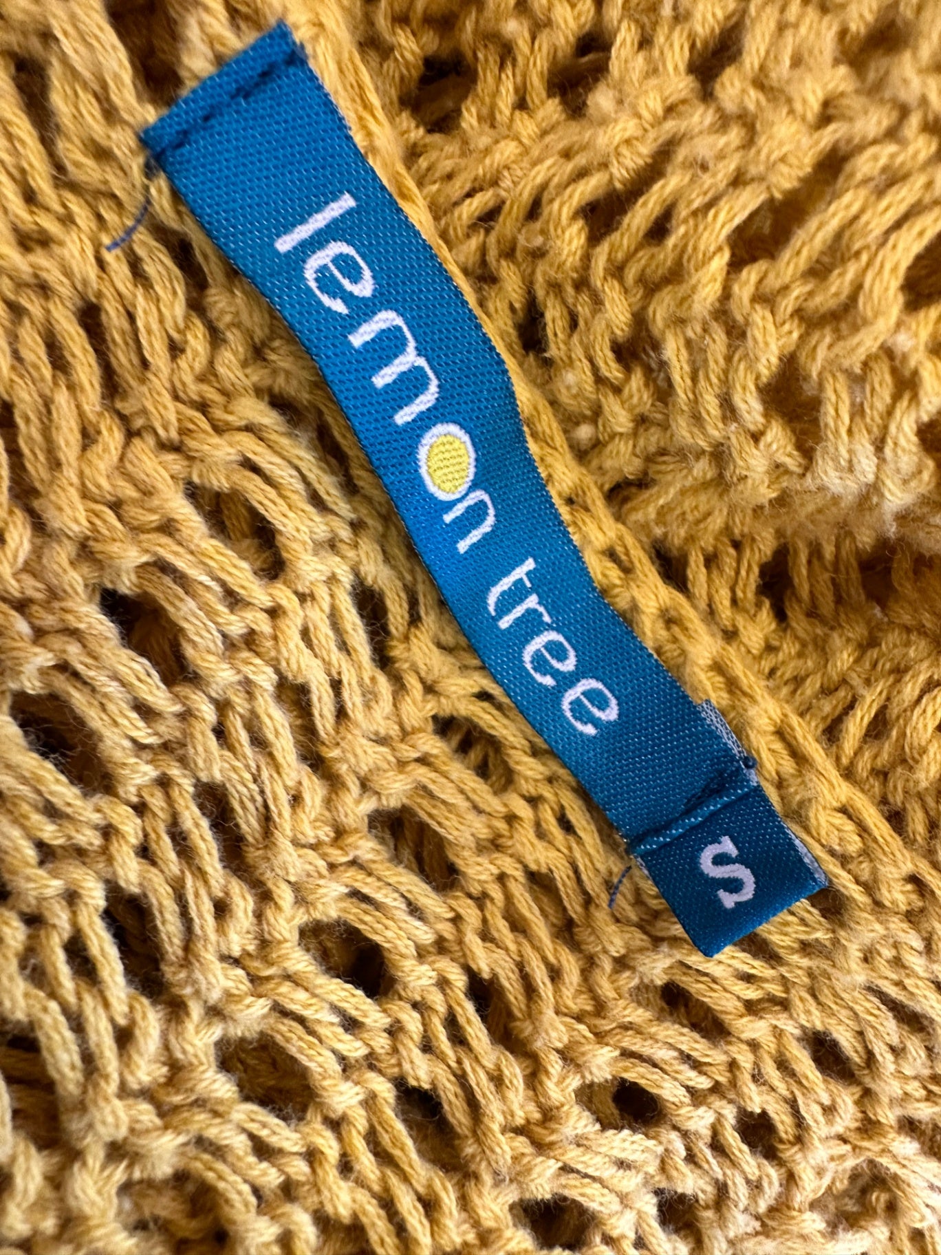 Lemon Tree - Knitted Jumper - Small - Yellow