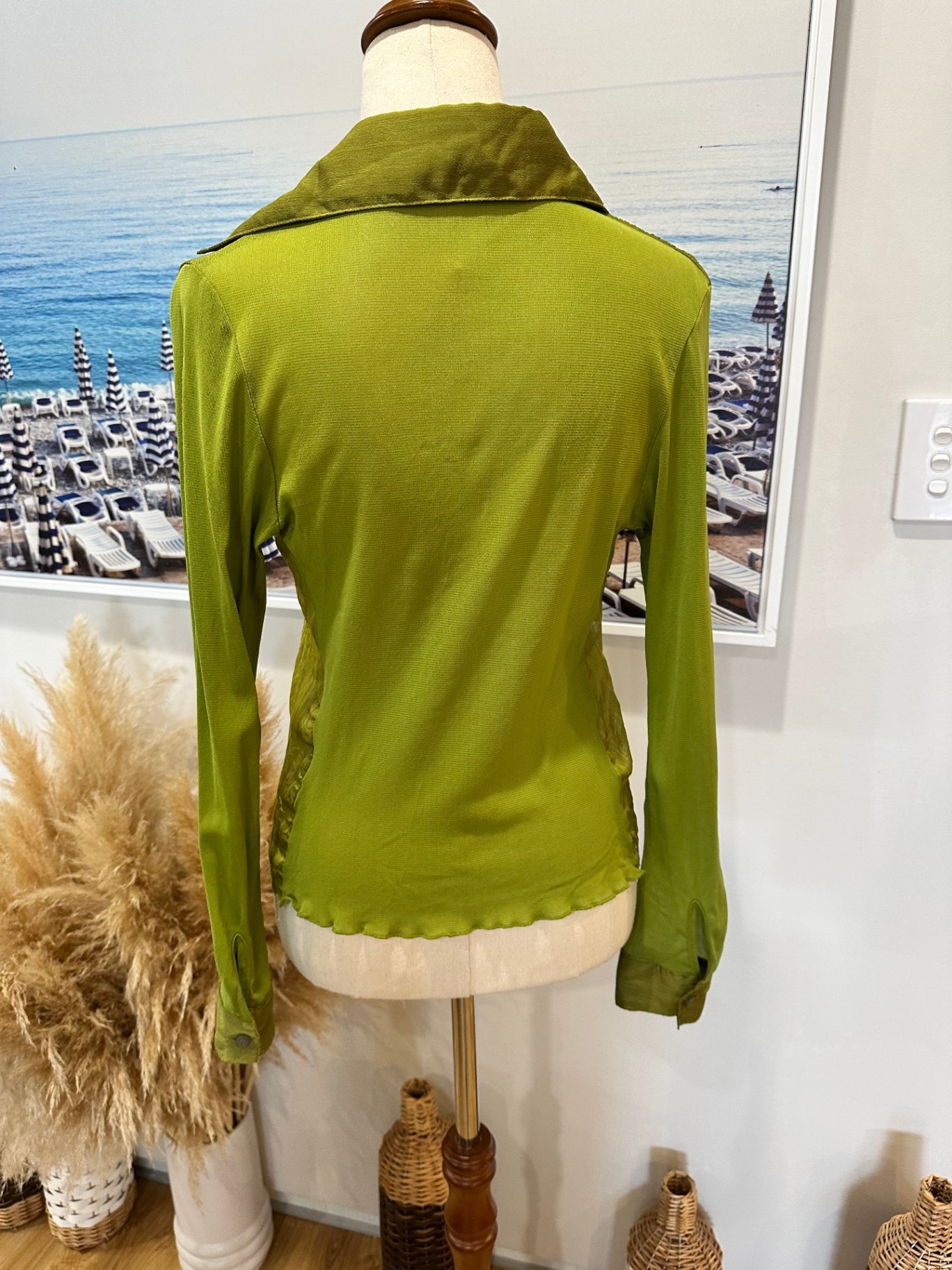 Jas D'Orange - Green Blouse - Size 10