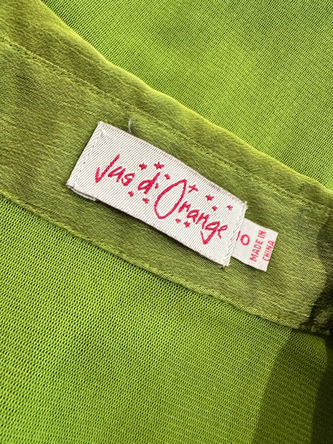 Jas D'Orange - Green Blouse - Size 10