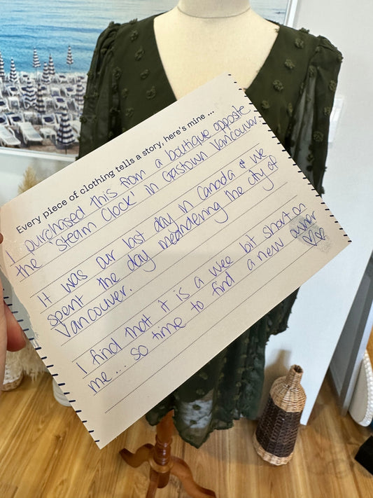 Little Mountain - Vancouver - Dress - Small - Olive Green