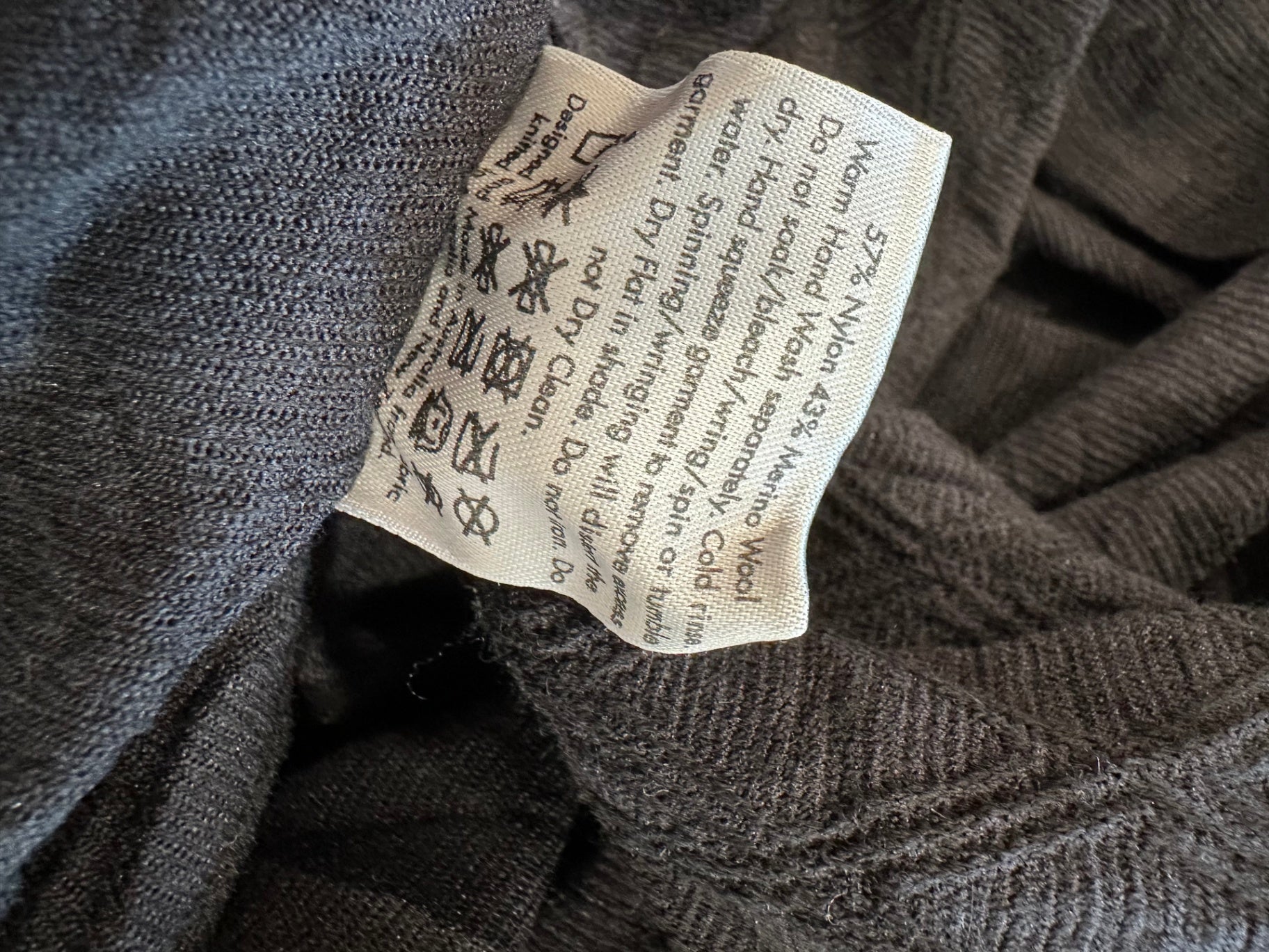 Metalicus - Longline Cardigan - Merino Blend - One Size - Black