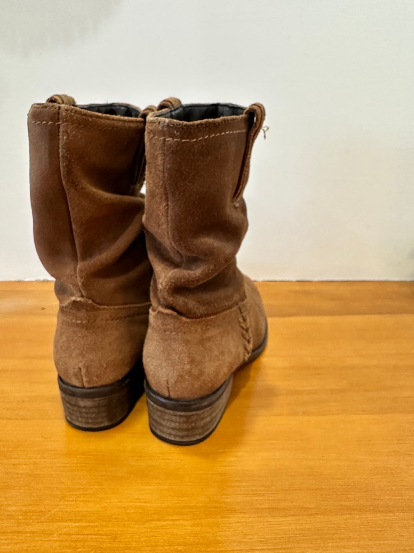 Next - Cowgirl - Tan Suede Boots - Size EU 40 