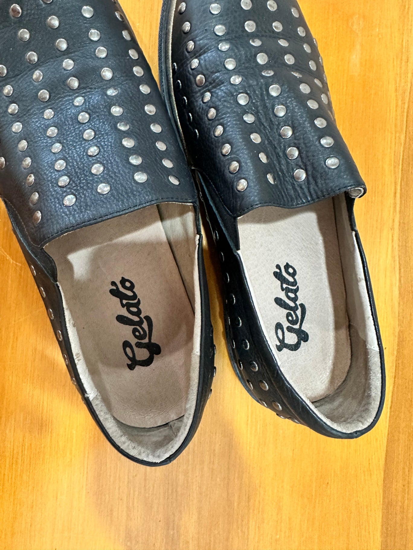 Gelato - Studded Leather Shoes - Size EU43 - Black