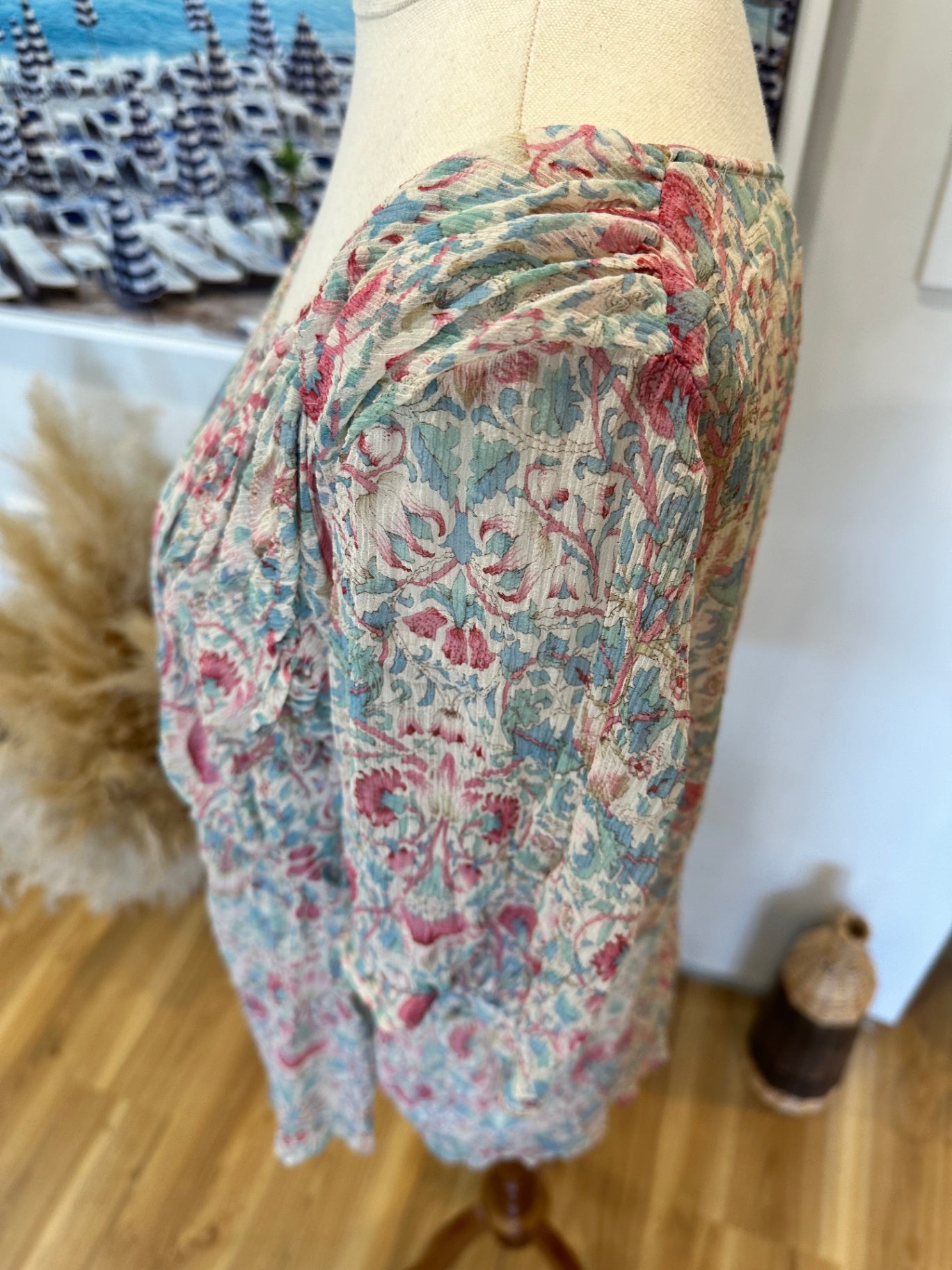 Moss - 100% Silk Blouse - Small / Medium